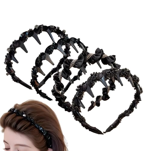 Gruseliges Klauenhaarband - Kostümzubehör, Kopfgriff | Halloween Fashion Stück für Mädchen Frauen Cosplay Look Look Haartorin Fancy Style Clip Geschenke Party Requisite Outfit Styling Dekorative Kopfb Gruseliges Klauenhaarband - Kostümzubehör, Kopfgriff | Halloween Fashion Stück für Mädchen Frauen Cosplay Look Look Haartorin Fancy Style Clip Geschenke Party Requisite Outfit Styling Dekorative Kopfb von Jubilofex