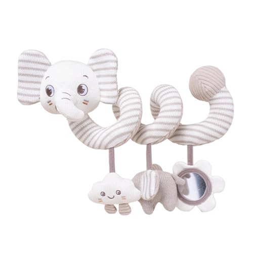 Jubilofex Autositzspielzeug - Spiralplüschspielzeug, tierische Lernaktivitäten für Mädchen Crib Cot Travel Park Urlaub im Freien Jubilofex Autositzspielzeug - Spiralplüschspielzeug, tierische Lernaktivitäten für Mädchen Crib Cot Travel Park Urlaub im Freien von Jubilofex
