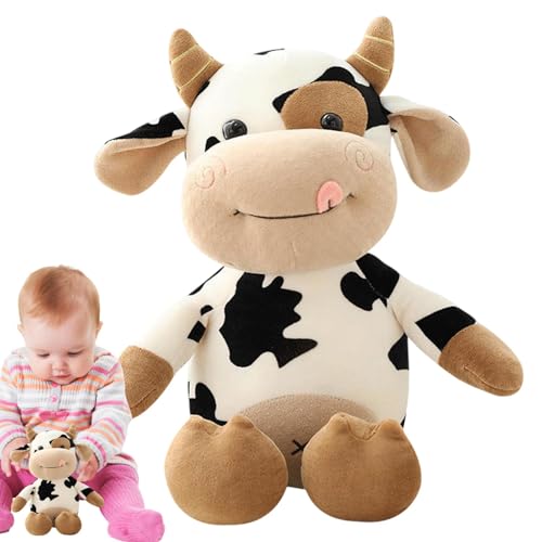 Jubilofex Cow plushing spielzeug - süße Kuh gepolsterte Puppe | Plüschtier für gefüllte Kuh Tiere, niedliche gefüllte Kuh Tier Dekoration Puppe für Kinder Jubilofex Cow plushing spielzeug - süße Kuh gepolsterte Puppe | Plüschtier für gefüllte Kuh Tiere, niedliche gefüllte Kuh Tier Dekoration Puppe für Kinder von Jubilofex