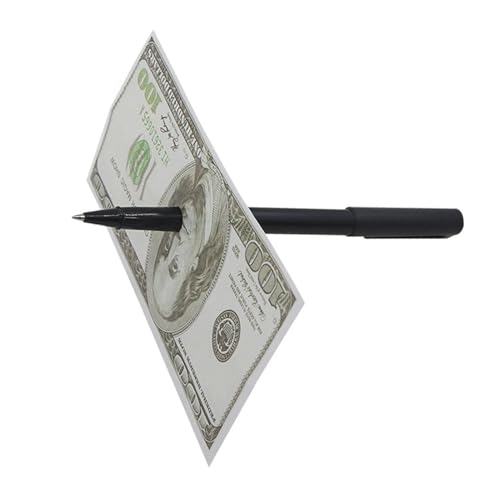 Jubilofex Durchdringender Stift, Magie arbeitet den durchdringenden Stift | Nahaufnahme des Magiers in den irreführten Bleistift durch Dollar Gimmick Paper Bill Penetration Money Zaubertrick Jubilofex Durchdringender Stift, Magie arbeitet den durchdringenden Stift | Nahaufnahme des Magiers in den irreführten Bleistift durch Dollar Gimmick Paper Bill Penetration Money Zaubertrick von Jubilofex
