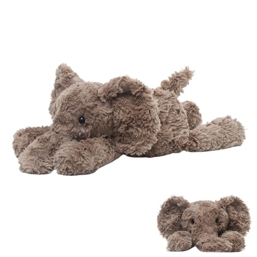 Jubilofex Gepolsterter Elefantenschäel - Funny Elephant Kids INFFURM ANIMALS | Entzückende gefüllte Plüschpuppe für Kinder Erwachsene Jubilofex Gepolsterter Elefantenschäel - Funny Elephant Kids INFFURM ANIMALS | Entzückende gefüllte Plüschpuppe für Kinder Erwachsene von Jubilofex