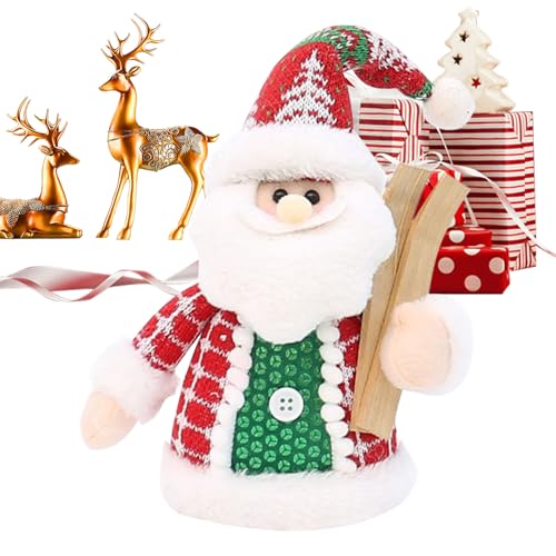 Jubilofex Gestopfte Weihnachten | Cartoon Santa Claus Elch Holiday Doll - süße weiche Puppe für Schreibtisch -Dressing -Bücherregal -Bett -Nachttisch -Regalschrank Sofa Auto Wohnzimmerstudium Jubilofex Gestopfte Weihnachten | Cartoon Santa Claus Elch Holiday Doll - süße weiche Puppe für Schreibtisch -Dressing -Bücherregal -Bett -Nachttisch -Regalschrank Sofa Auto Wohnzimmerstudium von Jubilofex