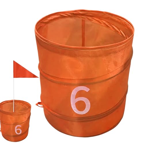 Jubilofex Golfspiel -Aufbewahrungsbuckel - Klappbarer Outdoor -Chipping -Spiel Eimer - Tragbare Ball Sporttraining für Green Lawn Beach Courtyard Park von Jubilofex