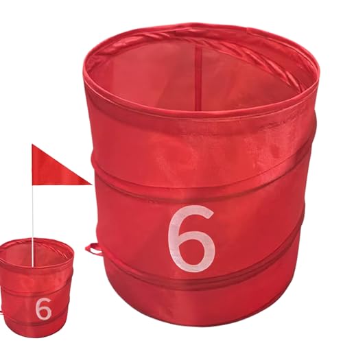 Jubilofex Golfspiel Bucket, Faltbare Outdoor - -Chipping -Spiel Eimer - tragbare Ball Sporttraining für Green Lawn Beach Courtyard Park von Jubilofex
