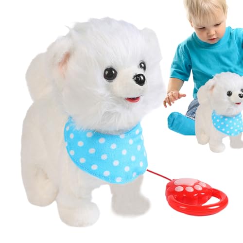 Jubilofex Interaktives Walking -Welpenspielzeug - Elektronisches Hund Haustier, Soundrinde Plüsch | Batterie Betriebenes -Haustierspielzeug Mit Leine Für Mädchen Kinder, Die Realistische Weiche Jubilofex Interaktives Walking -Welpenspielzeug - Elektronisches Hund Haustier, Soundrinde Plüsch | Batterie Betriebenes -Haustierspielzeug Mit Leine Für Mädchen Kinder, Die Realistische Weiche von Jubilofex