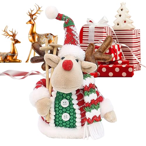 Jubilofex Kleine Weihnachtsplüsch - Cartoon Santa Claus Elch Holiday Doll, süße weiche Puppe für Schreibtisch -Dressing -Bücherregalbettnachtständer Haltungsschrank Sofa Auto Wohnzimmerstudium Jubilofex Kleine Weihnachtsplüsch - Cartoon Santa Claus Elch Holiday Doll, süße weiche Puppe für Schreibtisch -Dressing -Bücherregalbettnachtständer Haltungsschrank Sofa Auto Wohnzimmerstudium von Jubilofex