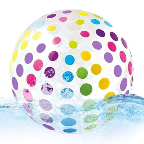 Jubilofex Strandbälle – Blow Up Sports Training Toy | Tragbarer Strandball 16 Zoll verschleißfest für Schultraining für Sportfeiern im Hinterhof Sand von Jubilofex