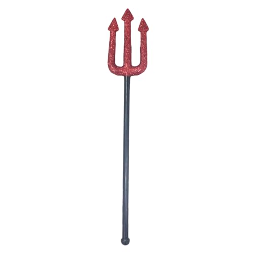 Jubilofex Teufelsgabel - Rote Dämonengabel Für Und Mädchen | Halloween Fotografie Requisiten, Kostümzubehör Für Bühnenauftritte Und Cosplay Jubilofex Teufelsgabel - Rote Dämonengabel Für Und Mädchen | Halloween Fotografie Requisiten, Kostümzubehör Für Bühnenauftritte Und Cosplay von Jubilofex