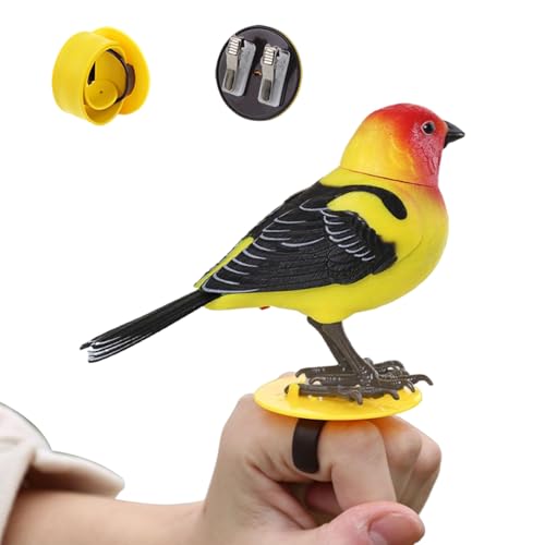 Jubilofex Vogel Spielzeug Für Kinder,Vogel Figuren Spielzeuge - Niedliches Realistisches Tier Interaktives Sensorikspiel Für Schreibtisch Deko Raum Wartebereich von Jubilofex