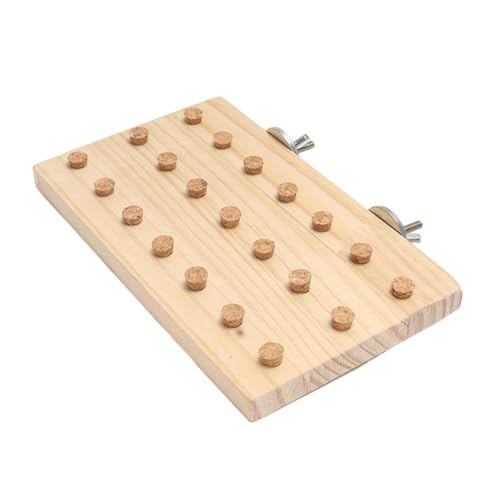 Jubilofex Vogelkauenspielzeug - -Block -Wear -Resistant -Papageien -Puzzlespielzeug - Kleines Tieraktivitätsspiel -Holzbrett Für Sardellenanbringung Jubilofex Vogelkauenspielzeug - -Block -Wear -Resistant -Papageien -Puzzlespielzeug - Kleines Tieraktivitätsspiel -Holzbrett Für Sardellenanbringung von Jubilofex