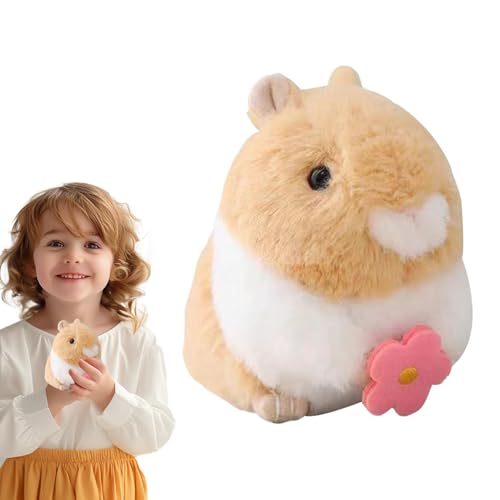 Jubilofex ausgestopftes Tier | Cartoon gefüllte Hamster Bunny Plüsch mit wedelnden Schwanz - Ästhetisches Schlafzimmer süße und weich Jubilofex ausgestopftes Tier | Cartoon gefüllte Hamster Bunny Plüsch mit wedelnden Schwanz - Ästhetisches Schlafzimmer süße und weich von Jubilofex
