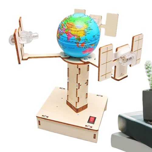 Kid Building Crafts Kits | Holz Satellitenmodell Making Set - STEM Science Construction Spielzeug für Kinder Kleinkind Teenager Girl Boy von Jubilofex