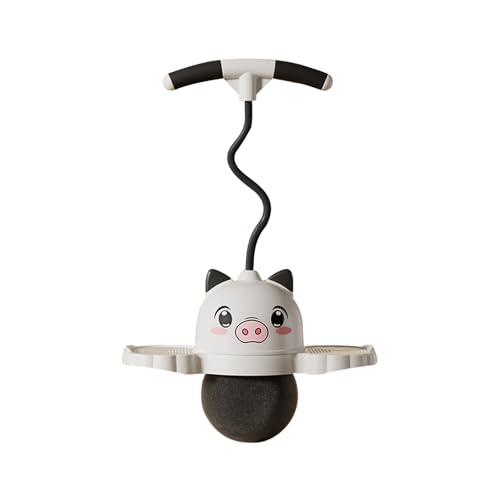 Kinder hüpfen Bälle - Cartoon -Sprungball mit Griff, lustige Tierform | Balance Toy für Mädchen und , Indoor -Outdoor -Spiel, Anfänger -Trainingsinstrument, Hüpftspielzeug für Kleinkinder und Ki von Jubilofex