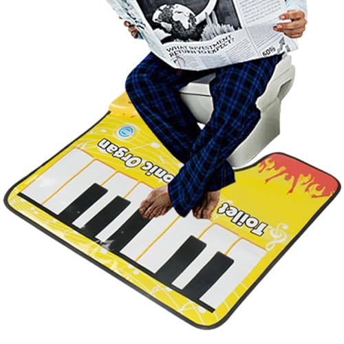 Klaviermatte - Klaviertastaturmatte | Klaviertastaturmatte - Teppich für lustige Musikspiele, Toilettenmatte mit Musi-Tastatur von Jubilofex