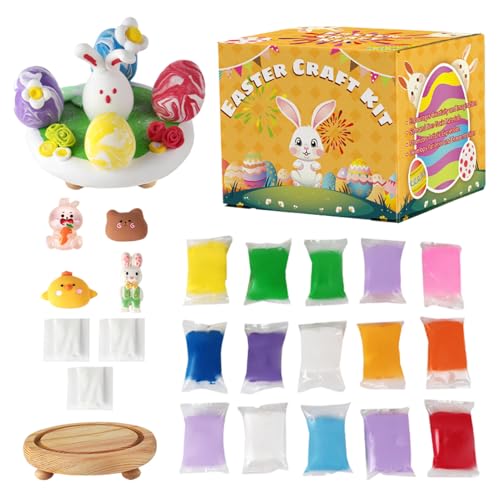 Modellierton-Set für Ostern – Eierskulptur-Spielzeug, Bastelteig für Kinder | Weicher farbiger Ton für die drei Plus, kreatives Lernen, Spaß Modellierton-Set für Ostern – Eierskulptur-Spielzeug, Bastelteig für Kinder | Weicher farbiger Ton für die drei Plus, kreatives Lernen, Spaß von Jubilofex