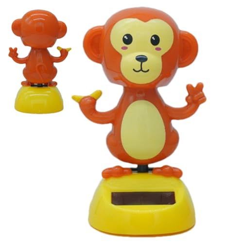 Solar angetriebene Tanzpuppe, Cartoon Red Monkey Auto Doll | Starker Rückenkleber Auto -Innenausstattung für Häuser, Autos, Schlafzimmer, Arbeitsbereiche Solar angetriebene Tanzpuppe, Cartoon Red Monkey Auto Doll | Starker Rückenkleber Auto -Innenausstattung für Häuser, Autos, Schlafzimmer, Arbeitsbereiche von Jubilofex