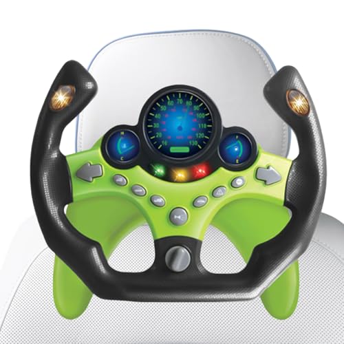 Toy - Musical Driving Toy, Kinder tun das Armaturenbrett | Light Sound -Simulation Spielen Lenkung Spielzeug, interaktives Lernen Spaß für Travel Roadtrip Backseat Unterhaltung Imagination Fäh Toy - Musical Driving Toy, Kinder tun das Armaturenbrett | Light Sound -Simulation Spielen Lenkung Spielzeug, interaktives Lernen Spaß für Travel Roadtrip Backseat Unterhaltung Imagination Fäh von Jubilofex