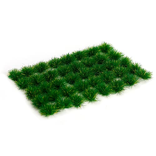 Jucoci Grass Tufts Statisches Miniaturgrasbüschel Modell Gras (Wild Dark Green) von Jucoci