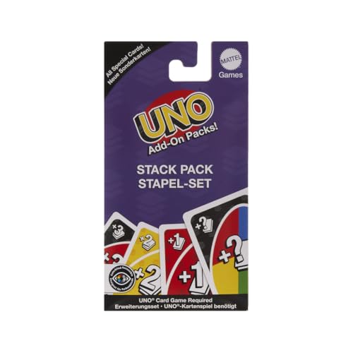 Mattel Games UNO JCV58 Zusatzpaket für Kinder, Erwachsene und Familienspielabende Mattel Games UNO JCV58 Zusatzpaket für Kinder, Erwachsene und Familienspielabende von Juegos Mattel