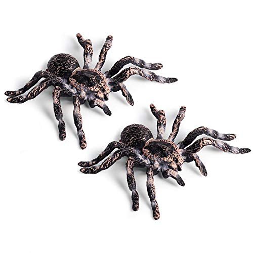 Jufjsfy 2 StüCk 9,5Cm Groß GefäLschte Realistische Spinne Insekten Modell Spielzeug Spaß Unheimlich StüTze von Jufjsfy
