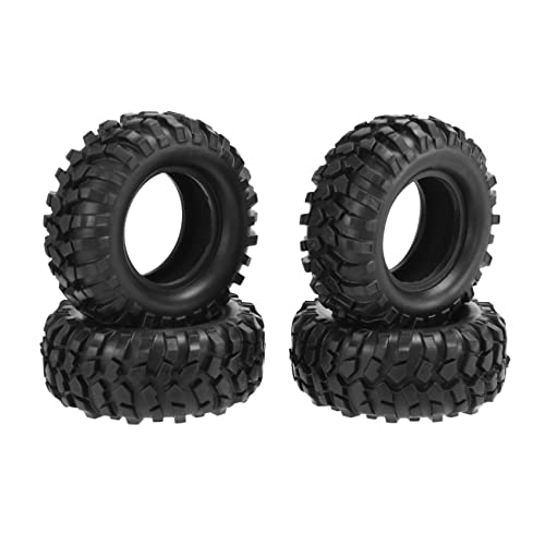 Jufjsfy 4 Stück Reifen aus Gummi, 1,9 Zoll, Reifen 96 x 40 mm für 1/10 RC Crawler TRX4 Axial SCX10 III AXI03007 90046 von Jufjsfy