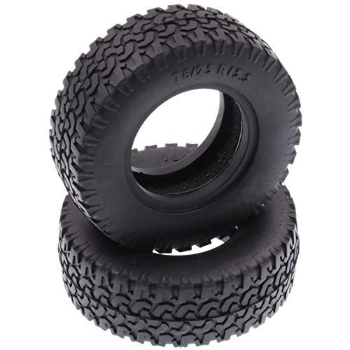 Jufjsfy 4 Stück Reifen aus Gummi für 1/14 RM8 Baja RC Rock Crawler Fernbedienung Autoreifen von Jufjsfy