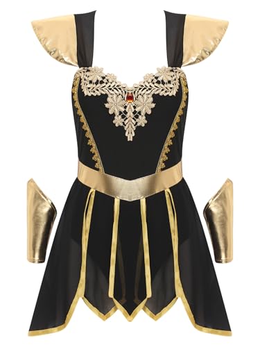Jugaoge Damen Griechische Gottin Frauen Kleider mit Umhang Armstulpen Leder-Optik Halloween Weinachten Fasching Karneval Partykleid Mottoparty Festzug Outfits Schwarz S Jugaoge Damen Griechische Gottin Frauen Kleider mit Umhang Armstulpen Leder-Optik Halloween Weinachten Fasching Karneval Partykleid Mottoparty Festzug Outfits Schwarz S von Jugaoge