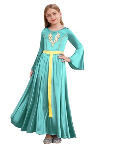 Jugaoge Mädchen Renaissance Tunika Kleid Mittelalterliches Kostüm Langarm Rundhals Kleid Steampunk Gothic Viktorianisches Midikleid Grün 134-140 Jugaoge Mädchen Renaissance Tunika Kleid Mittelalterliches Kostüm Langarm Rundhals Kleid Steampunk Gothic Viktorianisches Midikleid Grün 134-140 von Jugaoge