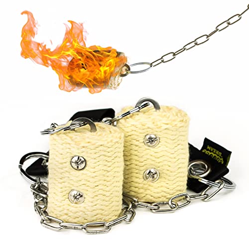 Juggle Dream 50 mm Kevlar Wicks Fire Poi von Juggle Dream