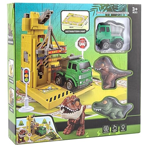 Juinsa Dinosaurierparkplatz, mit Garage, Teppich und Zubehör, Box 38 x 7 x 23 cm Juinsa Dinosaurierparkplatz, mit Garage, Teppich und Zubehör, Box 38 x 7 x 23 cm von Juinsa