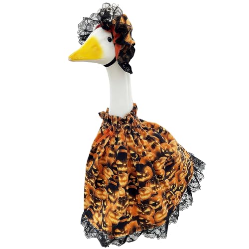 Jukeoiu Gänse Outfits Für Die,Tierkostüm Deko - Gänse Kostüm Mit Hut Deko Für Feiertage Außendekoration Für Garten Terrassenfeier von Jukeoiu