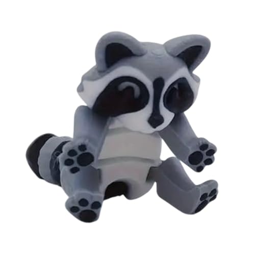 Jukeoiu Gelenkiges Waschbären Fidget Toy,3D Druck Statue Mit Mülleimer Und Beweglichen Gelenken - Tierfigur Deko Für Kinder Kleinkinder Jugendliche Jukeoiu Gelenkiges Waschbären Fidget Toy,3D Druck Statue Mit Mülleimer Und Beweglichen Gelenken - Tierfigur Deko Für Kinder Kleinkinder Jugendliche von Jukeoiu