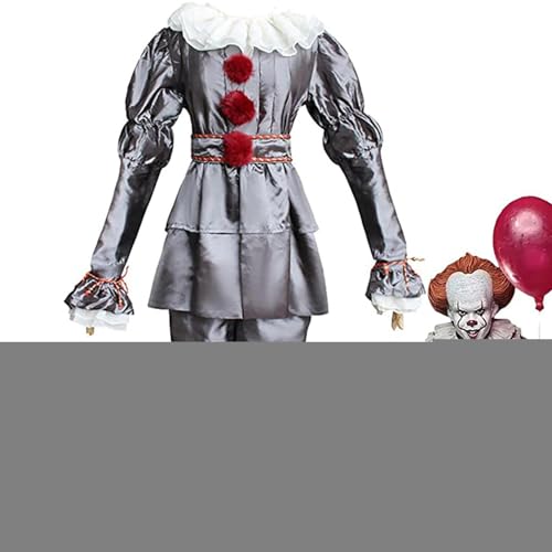 Jukeoiu Grusel-Clown-Kostüm - Gruselige Clown Verkleidung für Damen | Zubehör Für Faschingskostüm Gruselparty Karneval Fotografie von Jukeoiu