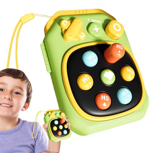 Jukeoiu Quick Push Bubble Game, schnelles Push -Spiel - Schnellgeschwindigkeit Push Puzzle Game Console,Sensorisches Spielzeug für Stressabbau, Handheld -Reiseaktivitäten für Kinder Teenager Jukeoiu Quick Push Bubble Game, schnelles Push -Spiel - Schnellgeschwindigkeit Push Puzzle Game Console,Sensorisches Spielzeug für Stressabbau, Handheld -Reiseaktivitäten für Kinder Teenager von Jukeoiu