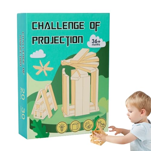 Jukeoiu Stapelbrettspiel, Holzstapelspiel | Space Stacking Block Game - Hand-Eye-Koordination aufbauen Bildungsspielzeug Balance Home Decoration für Modellherstellung von Jukeoiu
