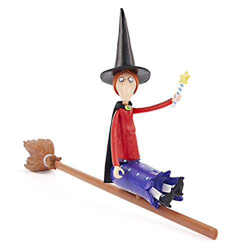 WOW! STUFF Witch from Room On The Broom Bewegliche Sammel-Actionfigur | Offizielles Spielzeug und Geschenke aus den Büchern und Filmen von Julia Donaldson und Axel Scheffler, Hexe und Besen von WOW! STUFF