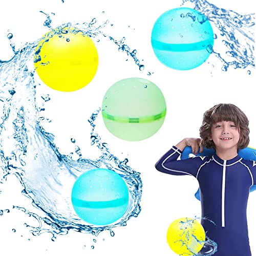 3 Stück Wasserbomben Selbstschließend,Wiederverwendbare Wasserbomben,Wasserbomben Wiederverwendbar in Verschiedenen Farben,Wasserspielzeug Kinder für Outdoor-Aktivitäten im Sommer für Kinder 3 Stück Wasserbomben Selbstschließend,Wiederverwendbare Wasserbomben,Wasserbomben Wiederverwendbar in Verschiedenen Farben,Wasserspielzeug Kinder für Outdoor-Aktivitäten im Sommer für Kinder von Juliyeh