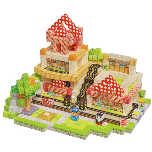 Julrrimg Magnetische Bausteine 120 Pcs Magnetic Building Blocks Jungen und Mädchen ab 3 Jahren, Kreative Kinderspiele Kinderspielzeug von Julrrimg