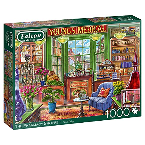 Falcon 11334 The Pharmacy Shoppe-1000 Teile Puzzlespiel, Mehrfarben von Jumbo