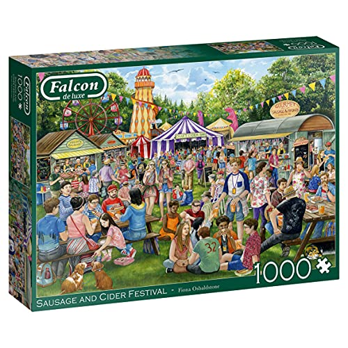 Falcon 11337 Sausage and Cider Festival-1000 Teile Puzzlespiel, Mehrfarben von Jumbo
