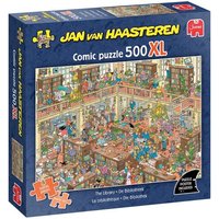 Jan van Haasteren - 500XL - Die Bibliothek - Puzzle von Jumbo Group