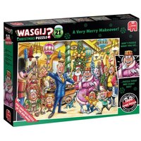 Wasgij Christmas 21 - Eine fröhliche Verwandlung (2x1000 Teile) von Jumbo Group