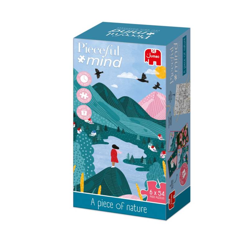 Jumbo Puzzle (6x 54 Teile) – Pieceful Mind: A Piece of Nature - von Jumbo Puzzle