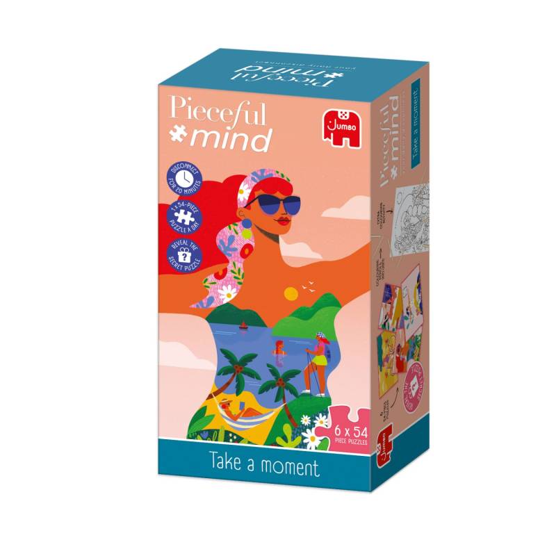 Jumbo Puzzle (6x 54 Teile) – Pieceful Mind: Take a Moment - von Jumbo Puzzle