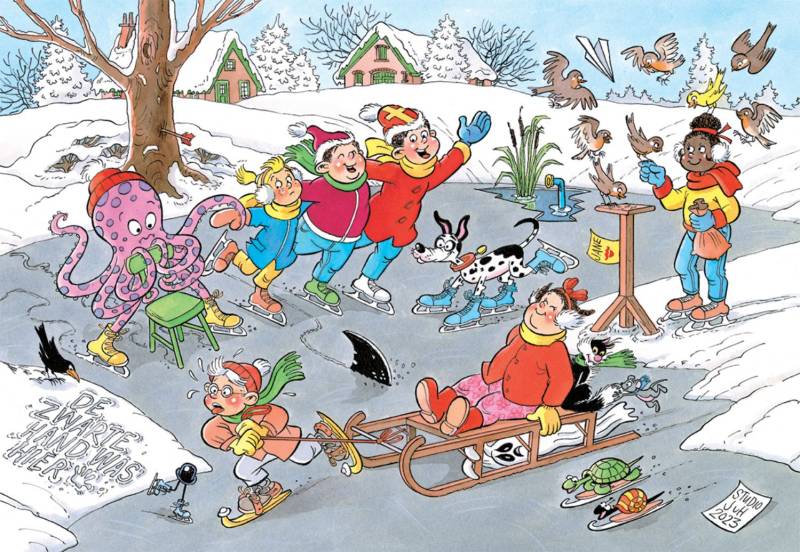 Jumbo Puzzle 240 Teile - Jan van Haasteren Junior – Schlittschuhlaufen - Jumbo Puzzle 240 Teile - Jan van Haasteren Junior – Schlittschuhlaufen - von Jumbo Puzzle