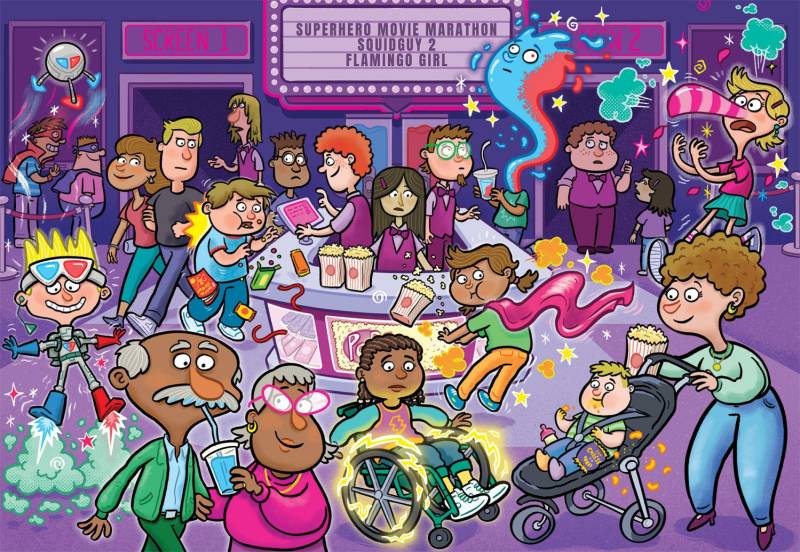 Jumbo Puzzle 240 Teile – Wasgij Junior 2: Popcorn-Power! - Jumbo Puzzle 240 Teile – Wasgij Junior 2: Popcorn-Power! - von Jumbo Puzzle
