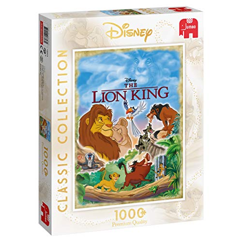 Jumbo Puzzles 18823 The Lion King Disney Classic Collection – Der König der Löwen, 1000 Teile, Multi von Jumbo