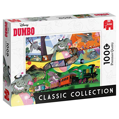Jumbo Puzzles 18824 Classic Collection Dumbo 1000 pcs Zubehör, bunt von Jumbo Puzzles