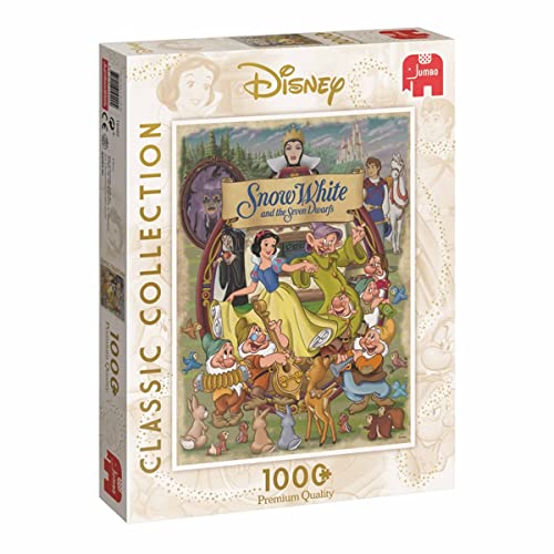 Jumbo Puzzles 19490 Classic Collection Schneewittchen, Disney Princess Puzzle, 1.000 Teile, Mehrfarbig Jumbo Puzzles 19490 Classic Collection Schneewittchen, Disney Princess Puzzle, 1.000 Teile, Mehrfarbig von Jumbo Puzzles