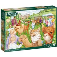 Jumbo 11374 - Falcon, Anne Searle, The Alpaca Farm, Puzzle, 1000 Teile von Jumbo Spiele